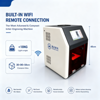 Machine de gravure laser 3D sur cristal portable avec écran tactile WiFi pour souvenirs photo et bureaux professionnels