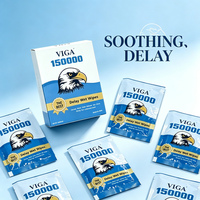 Lingettes pour hommes Super Viga, retardantes, extra fortes, longue durée, ingrédients naturels, lingettes sexuelles, lingettes humides pour hommes