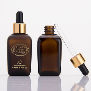 Vuông 25ml/35ml Glass dropper chất chai cho chăm sóc da lỏng mỹ phẩm bao bì Facial <span class=keywords><strong>Lotion</strong></span> - Product Image 6
