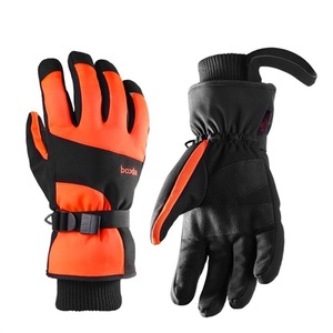Gants de ski isolés Boton, bleu, vert, denim, gris, orange, unisexe, adulte, coupe-vent, imperméables, chauds, pour sports d'hiver - Product Image 2