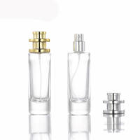 Botol Parfum Kaca Silinder Tinggi dan Ramping 30ml dengan Tutup Ulir, Cetak Sablon, Harga Murah, untuk Pembersih Wajah