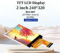 Polcd 2 pouces petit écran LCD LCM résolution 240x320 ST7789V IPS View 2 "écran LCD TFT