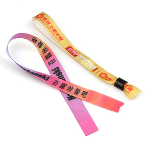 Bracelets <span class=keywords><strong>en</strong></span> tissu élastique imprimés par sublimation pour événements, personnalisables avec logo, vente <span class=keywords><strong>en</strong></span> gros à prix réduit - Product Image 5