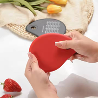 Coupe-pâte en silicone antiadhésif, spatule à farine, outils de pâtisserie, découpeur de pâte