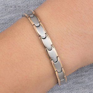 <span class=keywords><strong>Bracelet</strong></span> de <span class=keywords><strong>montre</strong></span> de santé magnétique en germanium en acier inoxydable de mode coréenne pour femmes - Product Image 6