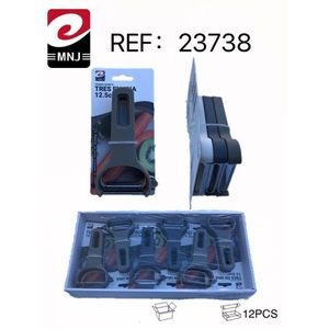 Pelapatate Mnj 12,5 cm in acciaio inossidabile, utensile da cucina per frutta e verdura, set da 12 pezzi - Product Image 1