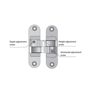248DD pesados puerta de madera 3D bisagra oculta ajustable - Product Image 2