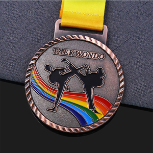 Personnalisé 2D 3D Métal Prix En Alliage De Zinc Kung Fu <span class=keywords><strong>Boxe</strong></span> WKF BJJ Jiu Jitsu Judo Lutte Karaté Médailles Personnalisées Internationales - Product Image 4