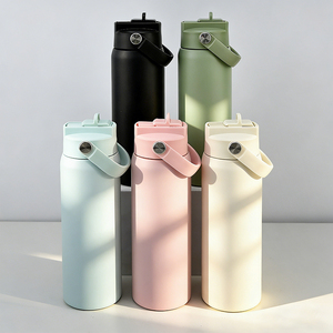 OEM branded 24oz Insulated Stainless Steel Vacuum <b>Flask</b> Leak-Proof BPA Free Eco-Friendly Thermal Sport Travel Gym water bottle - Product Image 2