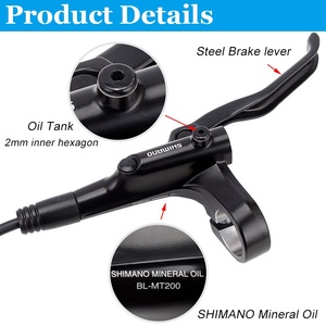 MT200 MT201 M315 MTB Mountainbike Hydraulischer Scheiben brems satz Enthält MT200 Bremsen hebel <span class=keywords><strong>rotor</strong></span> RT56 <span class=keywords><strong>RT54</strong></span> RT26 RT30 HS1 G3 - Product Image 5