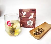 KAIYANGE Thé Herbal ASCENSION de Haute Qualité, Thé au Chrysanthème GAN HUANG CAO en Sachet, OEM, Marque Privée, Thé Naturel