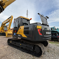 Meilleur prix, excavatrice Volvo EC140 d'occasion, peinture d'origine non retouchée, sans fuite d'huile, 14 tonnes, excavatrice d'occasion à vendre