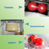 Machine à emballer automatique pour les aliments de mer, les fruits, la viande et les légumes, élastique, ml