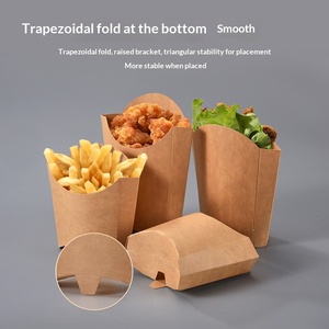 Cajas de Papel Kraft para Llevar Comida: Hot Dogs, Hamburguesas, Papas <span class=keywords><strong>Fritas</strong></span>, Nuggets de Pollo y Pollo Frito - Product Image 2
