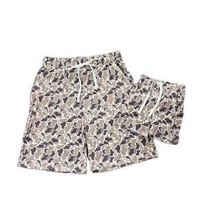 Custom Camouflage Print Mid Waist Breathable Adult Men's Summer Casual Shorts Wholesale New Designs <b>Daddy</b> and Me - Product Image 1