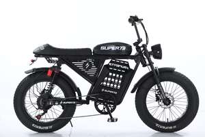 Vélo Électrique à Prix d'Usine, Design Simple et Élégant, en Acier <span class=keywords><strong>Carbone</strong></span>, Écologique, Vélo Tout-Terrain Électrique 48V - Product Image 6