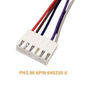 Conector de Cable Personalizado JST PH de 3.96 mm de Paso, 6 Pines, Cable de 20 AWG, Conjunto de Arnés de Cables - Product Image 2