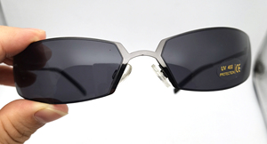Jumeaux Style lunettes de soleil mode Cool Gunmetal cadre hommes conduite marque conception films matrice lunettes de soleil - Product Image 2