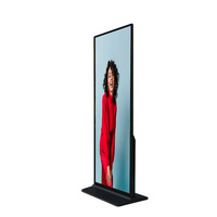 Kiosque publicitaire vertical plein écran de signalisation numérique LCD à barre étirée de 75/80/88 pouces pour le SDK d'animation d'ascenseur de magasin de détail