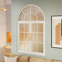 Fenêtre coulissante horizontale en aluminium de fabrication directe avec vitrage fixe supérieur pour bâtiments modernes