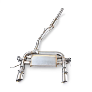 Tuyau d'échappement Catback en acier inoxydable à haut débit avec silencieux, compatible avec <span class=keywords><strong>Audi</strong></span> <span class=keywords><strong>TT</strong></span> <span class=keywords><strong>MK1</strong></span> 1.8T 1998-2006, pour voiture de sport électronique - Product Image 1