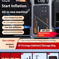 Batterie Li-Polymère de Haute Qualité 20000mAh Rechargeable, Gonfleur de Pneus 150PSI, Pompe à Air Portable, Écran LCD, Batterie Externe pour Voiture