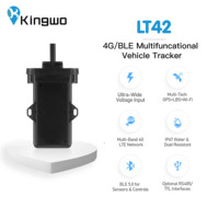 Rastreador GPS Kingwo LT42 4G para Bicicleta Eléctrica y Motocicleta Eléctrica con BLE 5.0 RS485 TTL Opcional