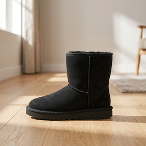 Botas de invierno para mujer Weekend, color rosa flamenco, forradas de piel, con panel elástico, suela delgada, regalo, gama completa de tallas, hechas a medida, para mujer elegante - Product Image 5
