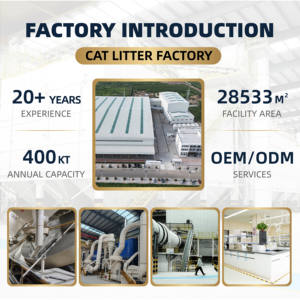 Approvisionnement d'usine OEM ODM Vente en gros Arena Para Gatos Sodium Bentonite Litière pour chat Granule minéral agglomérant rapide sans poussière - Product Image 4