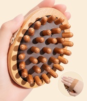 Brosse de massage corporelle en bois pour le soin de la peau, outil de drainage lymphatique, brosse corporelle, masseur anti-cellulite, outil de massage en bois pour la thérapie corporelle