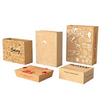 Boîte d'emballage en papier OEM pour les marques de produits alimentaires, de desserts, de collations et de pâtisseries avec impression de logo personnalisée et service de conception