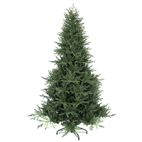 6ft 7ft 8ft 9ft Weihnachts baum Weihnachts dekoration Prelit PE PVC Gemischter Weihnachts baum mit LED-Licht