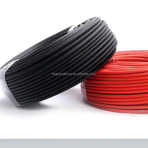 สายเคเบิลโซลาร์เซลล์ PV ขนาด 4-10 ตร.มม. 1500V DC ได้รับการรับรองมาตรฐาน TUV ฉนวน XLPE สองชั้น ป้องกันรังสียูวี สำหรับสถานีไฟฟ้าพลังงานแสงอาทิตย์ - Product Image 3