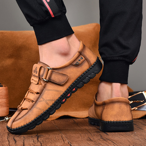 Zapatos Casuales de Vestir para Hombre DianSen 921, Oxfords, Zapatillas de Cuero Hechas a Mano, Mocasines, Tallas Grandes 39-47, Transpirables, Sin Cordones, Estilo Náutico - Product Image 4