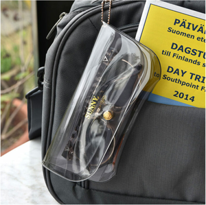 Новинка, модный прозрачный чехол для солнцезащитных очков из ПВХ, переносная мягкая сумка для очков, футляр для очков для женщин и мужчин - Product Image 5