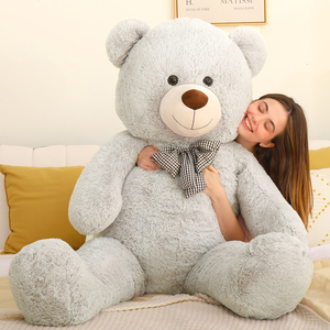 Hochwertige Unisex-Baumwolle 4 Fuß Riesen-Teddybär Lebensgroße große gefüllte Plüschtiere Spielzeug für Baby-Dusche Geburtstags geschenk - Product Image 4