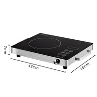 Cuisinière à induction portable 3500W, cuisinière en céramique infrarouge, cuisinière électrique multifonctionnelle de comptoir, cuisinière à induction infrarouge