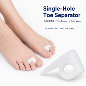Separatore <span class=keywords><strong>per</strong></span> <span class=keywords><strong>Dita</strong></span> <span class=keywords><strong>dei</strong></span> <span class=keywords><strong>Piedi</strong></span> in SEBS con Foro Singolo, Distanziatore <span class=keywords><strong>per</strong></span> Alluce, Divisore <span class=keywords><strong>per</strong></span> <span class=keywords><strong>Dita</strong></span> Sovrapposte <span class=keywords><strong>per</strong></span> Cura <span class=keywords><strong>dei</strong></span> <span class=keywords><strong>Piedi</strong></span> e <span class=keywords><strong>Protezione</strong></span> dall'Attrito - Product Image 2