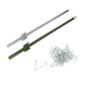 <span class=keywords><strong>Poteau</strong></span> en t robuste <span class=keywords><strong>Poteau</strong></span> de clôture en t en acier clouté de 6.5 pieds 1.33 lb 8 pieds <span class=keywords><strong>Poteau</strong></span> en t en acier <span class=keywords><strong>galvanisé</strong></span> de 10 pieds - Product Image 3