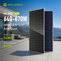 Bifaziales Monokristallines Solarmodul 640W 645W 650W 660W Rahmenloses N-Typ Solarmodul EU-Lagerbestand