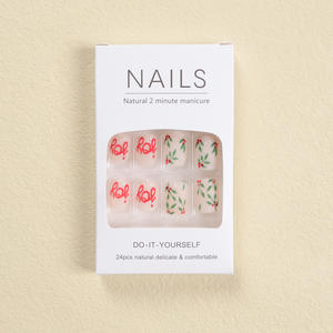 Juego de <span class=keywords><strong>Uñas</strong></span> Postizas Acrílicas de <span class=keywords><strong>Navidad</strong></span> Estilo 2024 para <span class=keywords><strong>Navidad</strong></span> - Product Image 6