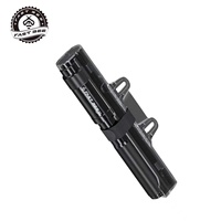 FAST Steel & Aluminum Mini Smart Bike Tire Pump with >160PSI Schrader Valve-Durable & Lightweight