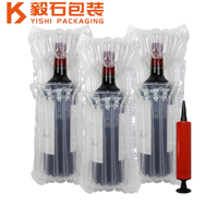 Sac gonflable en colonne d'air en forme de Q sur mesure YISHI pour protéger les bocaux en verre, le miel, la confiture, les bouteilles, emballage antichoc