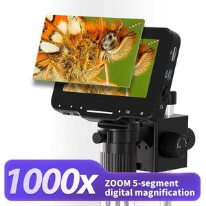 4.3 אינץ' IPS LCD HD USB מצלמה תעשייתית סטריאו וידאו מיקרוסקופית 16MP 1080P CMOS חיישן סוג-C/8 LED תאורה ABS חד-עיני - Product Image 4