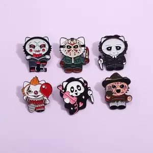 Novidade bolsa de roupa de Halloween tipo animal divertida e assustadora estilo coringa bolsa de metal versátil personalizada