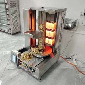 Meilleur prix 4 brûleurs Rotation automatique Doner <span class=keywords><strong>Kebab</strong></span> Machine/gaz Shawarma Machine Grill Hôtel - Product Image 1