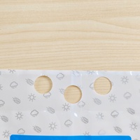 Op maat gemaakte zijvouwtasjes met hanggaten voor droge noedels, supermarkt retail display, achteraf verzegelde plastic zijvouwtasjes