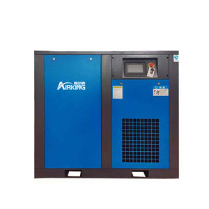 Винтовой компрессор Airking 30 л.с. (22 кВт), двухступенчатый, 8-10 бар, 380В, 50Гц, <span class=keywords><strong>3</strong></span> фазы, с воздушным охлаждением, с ПЛК, насос-двигатель - Product Image 1