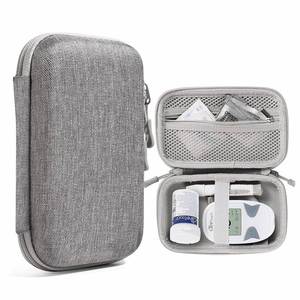 Étui de voyage pour diabétiques, étui rigide en EVA, sac pour fournitures diabétiques, étui de transport en EVA, organiseur pour kit de test du diabète - Product Image 1
