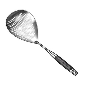Vente chaude 304 ustensiles de cuisine en acier inoxydable miroir cuisine grande <span class=keywords><strong>passoire</strong></span> <span class=keywords><strong>passoire</strong></span> alimentaire argenterie - Product Image 5